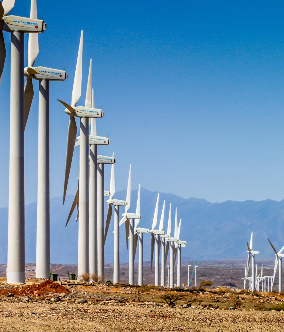 Lake Turkana wind farm in Kenya